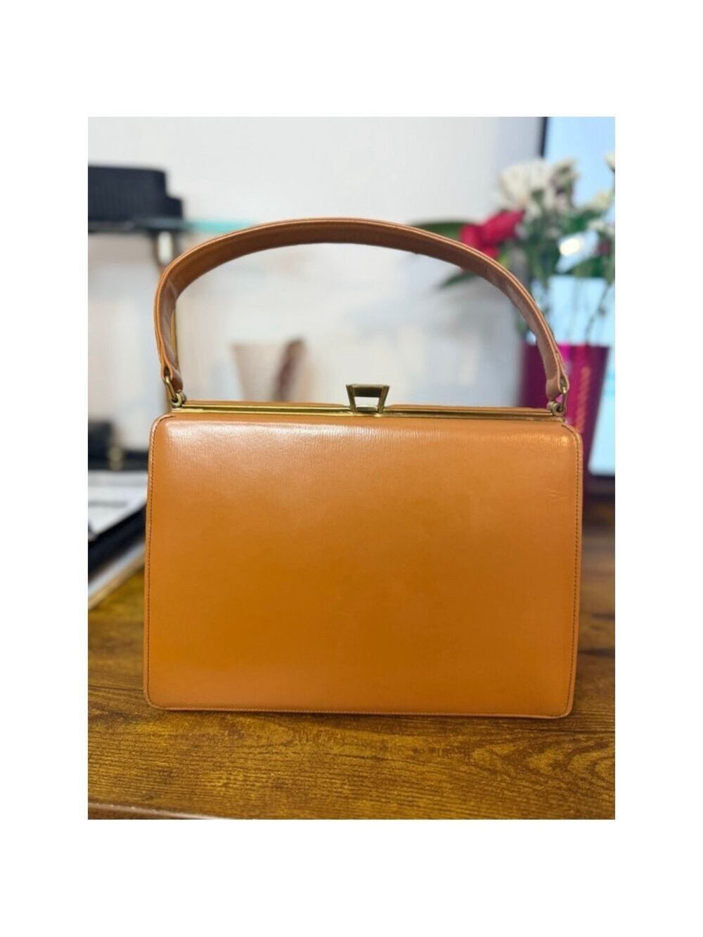 Vintage Leather purse London England Zacbag coin purse 50’s 60’s - Picture 7 of 16